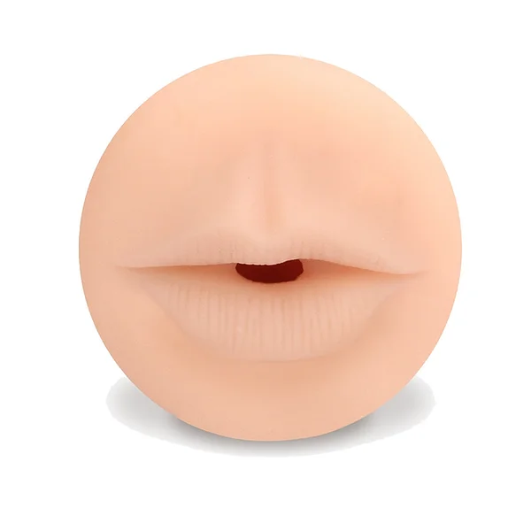 Deluxe Mouth Can Oral Masturbator with Self Lubrication - Flesh Color — image 7 of 8