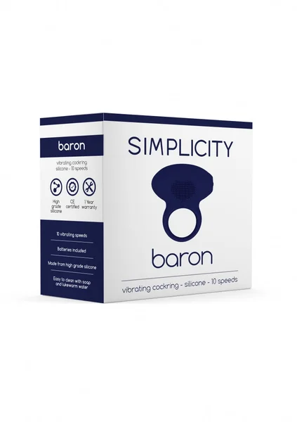 BARON vibrating cockring - Blue — image 5 of 6
