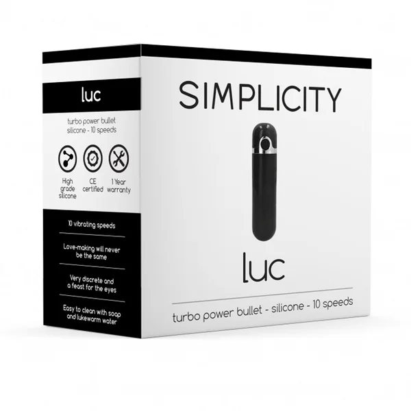 Simplicity LUC Turbo Power Bullet in Black with 10 Speeds — image 5 of 5