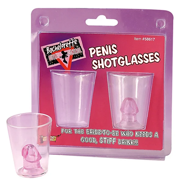 Bachelorette Penis Shot Glasses (2) — image 3 of 3