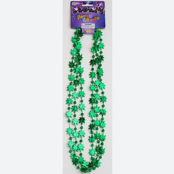 Marajuana Leaf Beads(3/per) — image 2 of 2