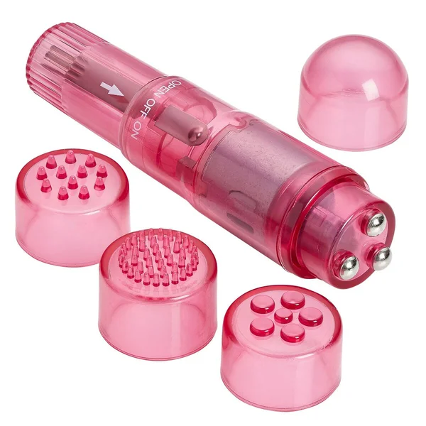 Cloud 9 - Mini Massager Pocket Rocket Pink with 4 Attachments — image 17 of 20