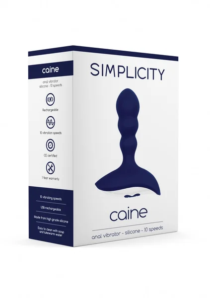 CAINE Anal vibrator - Blue — image 5 of 6
