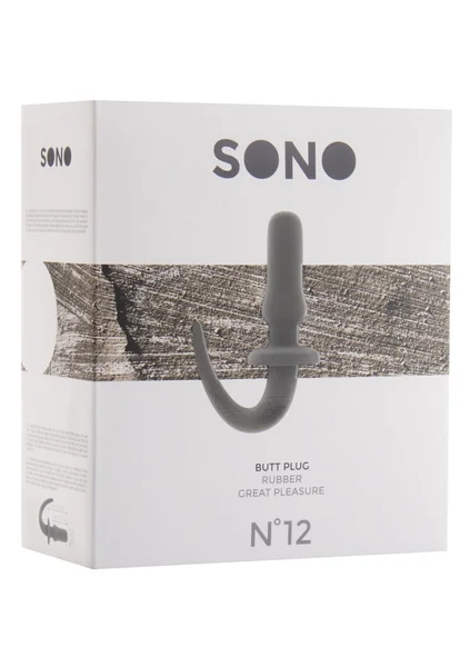 Sono No.12 - Butt Plug - 4 Inch - Grey — image 6 of 6