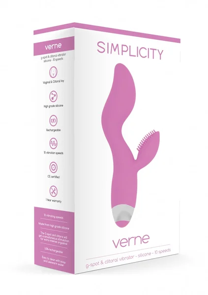 VERNE G-spot & Clitoral vibrator - Pink — image 5 of 6