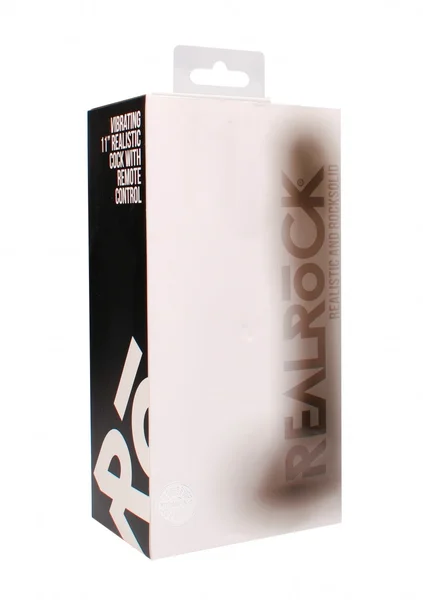 Vibrating Realistic Cock - 11" - With Scrotum - Black — image 10 of 12