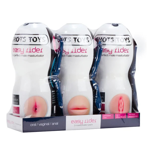 Easy Rider 3 Pack - Masturbators, Vagina, Ass, and Mouth — image 6 of 9