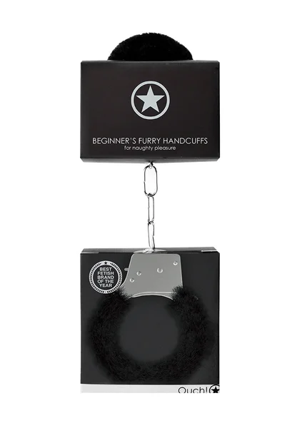Beginner's Handcuffs Furry - Black — image 4 of 4