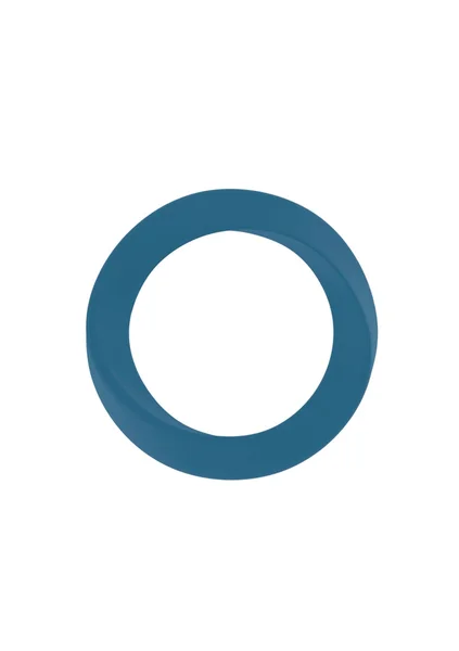 Infinity - Thin - Medium Cockring - Blue — image 7 of 9