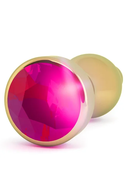 Rich R8 - Gold Plug - 3.5 Inch - Rose Red Sapphire — image 6 of 6