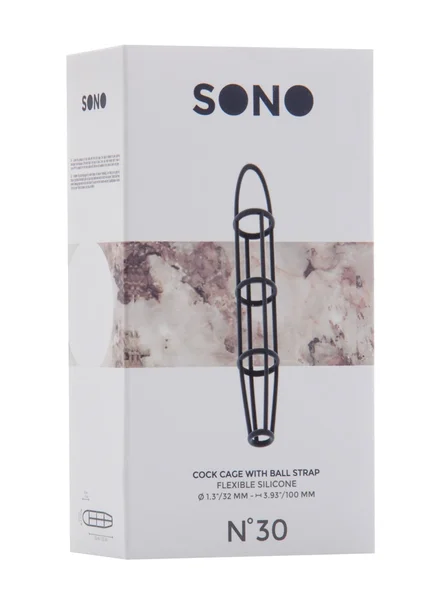 Sono No.30 - Cockcage with ball strap - Grey — image 6 of 6