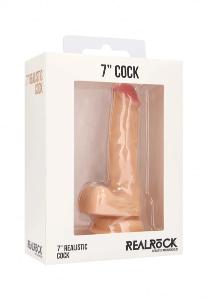Realistic Cock - 7" - With Scrotum - Skin — image 9 of 10