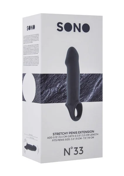 Sono No.33 - Stretchy Penis Extension - Grey — image 9 of 9