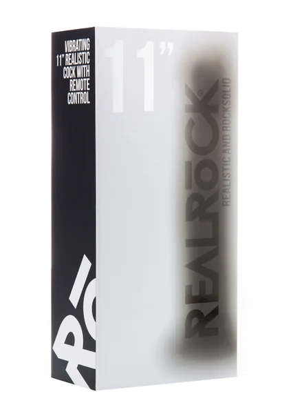 Vibrating Realistic Cock - 11" - Black — image 10 of 12