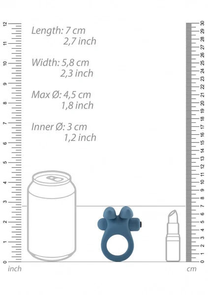 Bunny Cockring - Blue — image 12 of 12