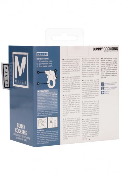 Bunny Cockring - Blue — image 11 of 12