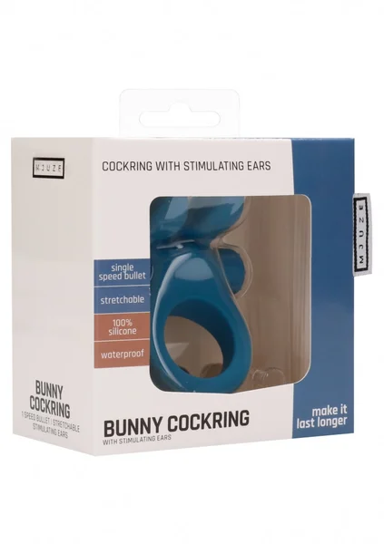 Bunny Cockring - Blue — image 10 of 12