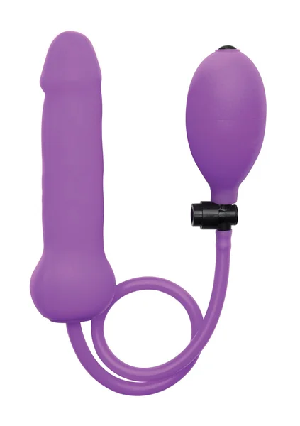 Inflatable Silicone Dong - Purple — image 5 of 6