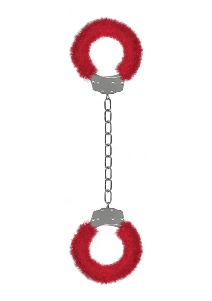 Beginner's Legcuffs Furry - Red — image 4 of 5