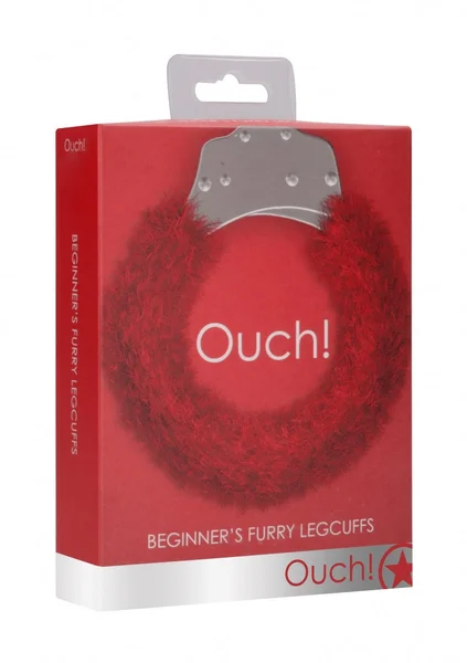Beginner's Legcuffs Furry - Red — image 5 of 5