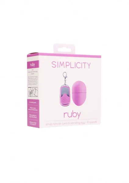 RUBY remote control vibrating egg - Pink — image 6 of 6