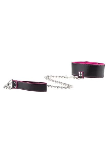 Reversible Collar with Leash - Pink — image 7 of 9