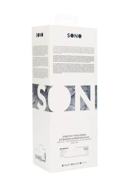 Sono No.38 - Stretchy Penis Extension and Plug - Translucent — image 9 of 9