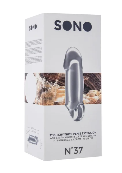 Sono No.37 - Stretchy Thick Penis Extension - Translucent — image 9 of 9