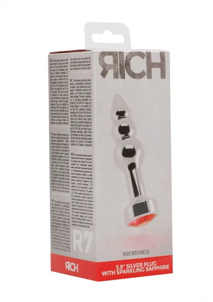 Rich R7 - Silver Plug - 3.9 Inch - Red Sapphire — image 5 of 6