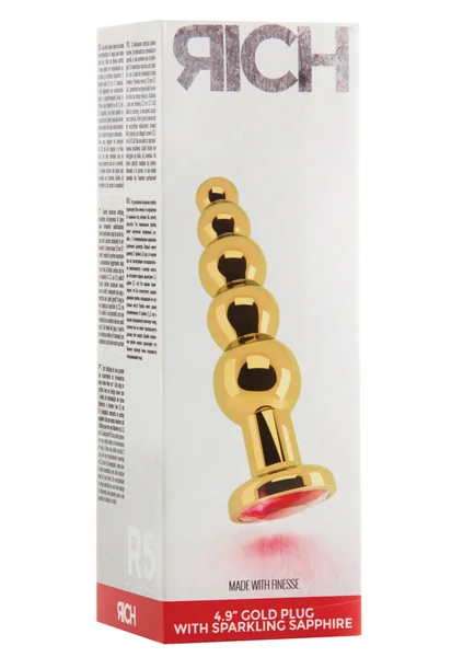 Rich R5 - Gold Plug - 4.9 Inch - Red Sapphire — image 6 of 7