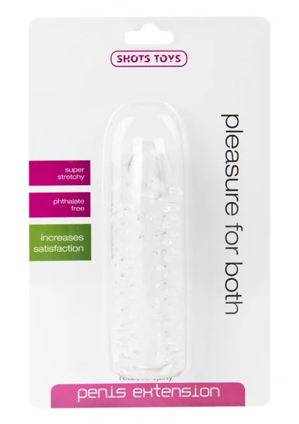 Realistic Spikey Penis Extension - Transparent — image 6 of 6