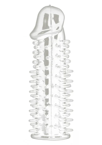 Realistic Spikey Penis Extension - Transparent — image 5 of 6