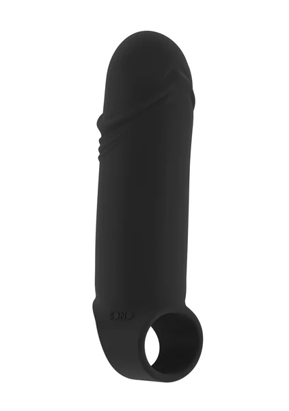 No.35 - Stretchy Thick Penis Extension - Black — image 7 of 9