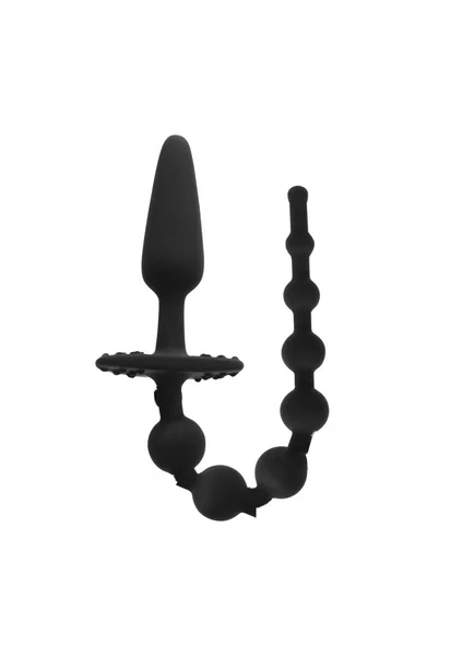 Sono No. 54 - Butt Plug with Anal Chain - Black — image 9 of 9