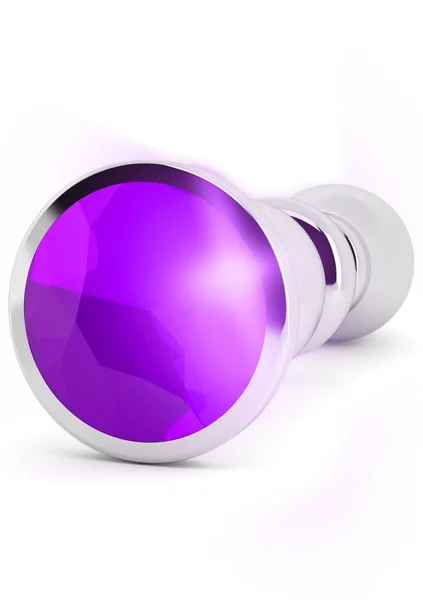 Rich R2 - Silver Plug - 4.8 Inch - Purple Sapphire — image 6 of 6
