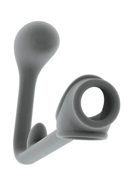 Sono No.3 - Butt Plug with Cockring - Grey — image 5 of 6