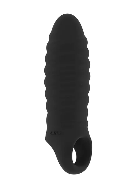 Sono No.36 - Stretchy Thick Penis Extension - Black — image 7 of 9