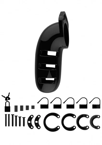 Model 06 - Chastity - 5.5" - Cock Cage - Black — image 8 of 9