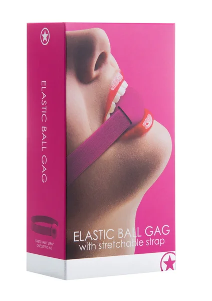 Elastic Ball Gag - Pink — image 6 of 6