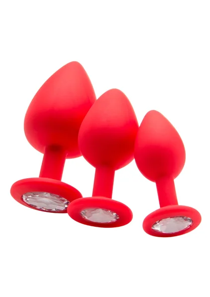 Large Diamond Butt Plug - Red — image 8 of 9