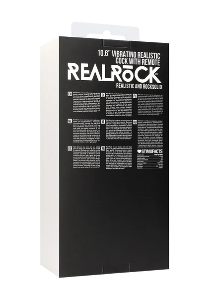 Vibrating Realistic Cock - 10" - With Scrotum - Black — image 8 of 8