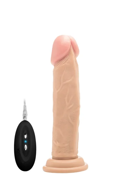 Vibrating Realistic Cock - 8" - Skin — image 9 of 12
