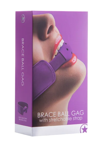 Brace Ball Gag - Purple — image 6 of 7