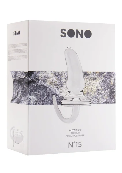 Sono No.15 - Butt Plug - 6 Inch - Transparent — image 6 of 6