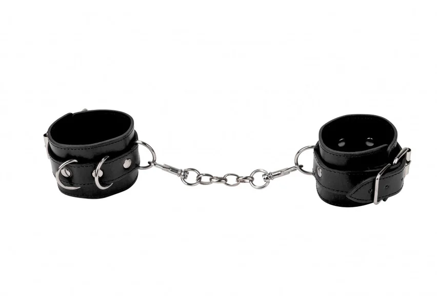 Leather Cuffs - Black — image 6 of 6