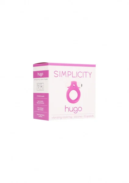 HUGO vibrating cockring - Pink — image 6 of 6