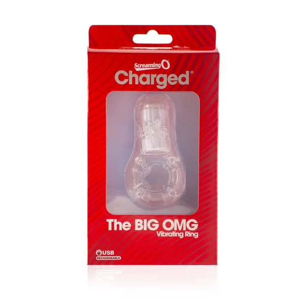 Big Omg Vibrating Ring - Clear - Each — image 14 of 16