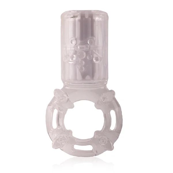 Big Omg Vibrating Ring - Clear - Each — image 15 of 16