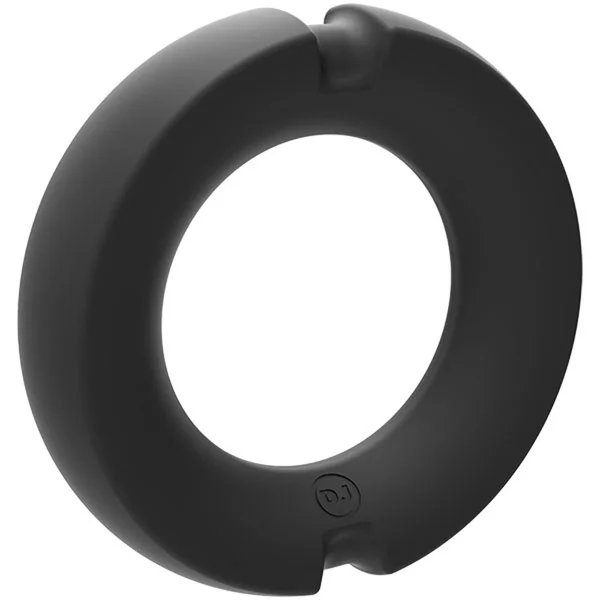 Hybrid Silicone Covered Metal Cock Ring - 50mm — image 10 of 10