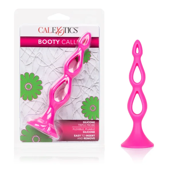 Booty Call Silicone Triple Probe - Pink — image 12 of 16